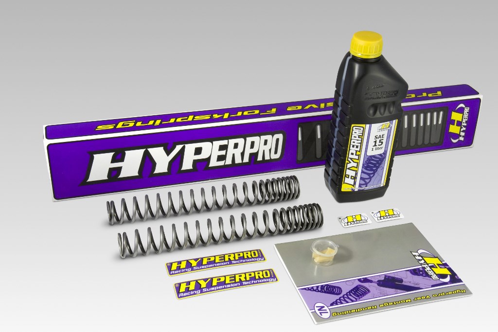 Hyperpro fjedersæt til forgaffel med gaffelolie — Enghave Motor