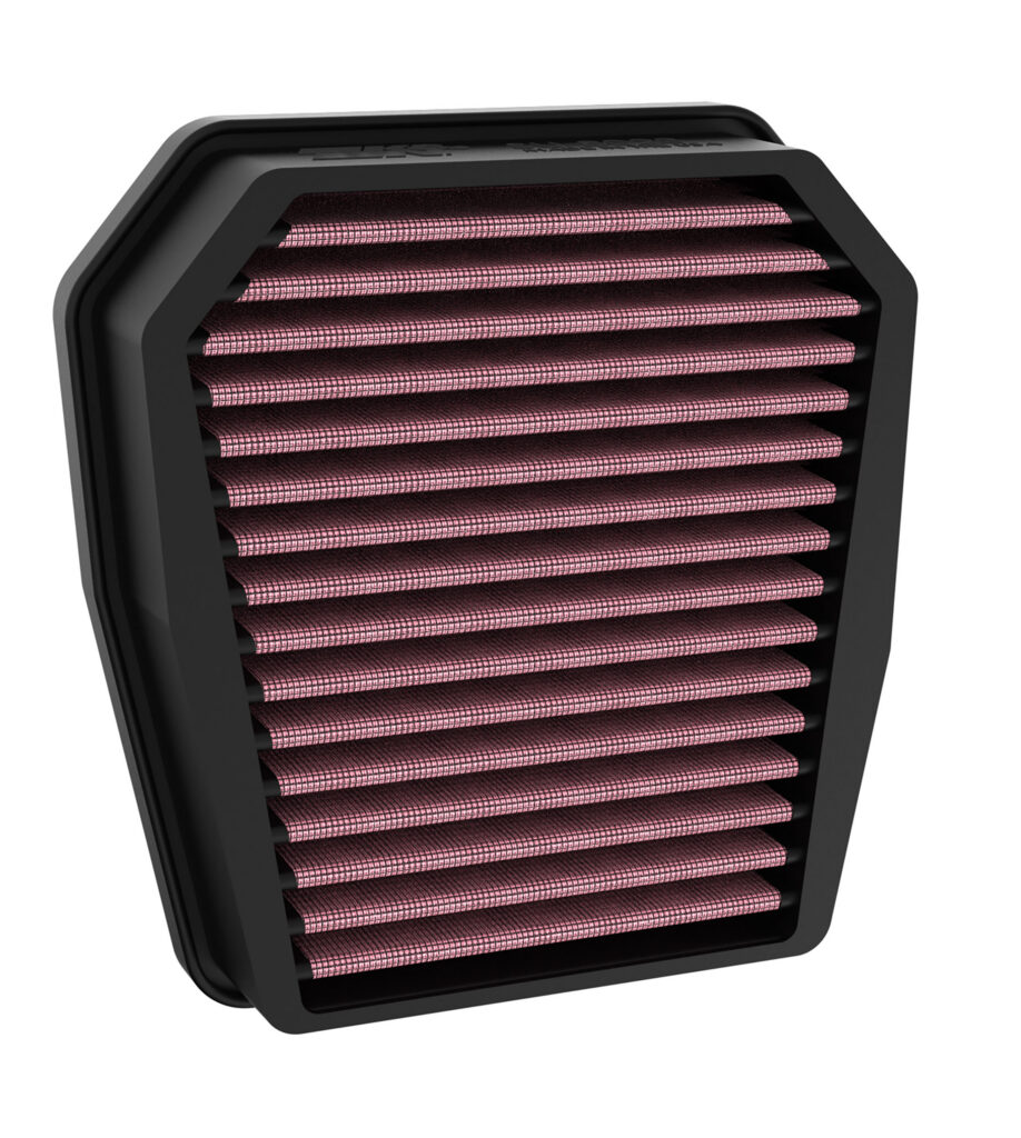 K&N luftfilter af olieret bomuld til Suzuki GSX-8S — Enghave Motor