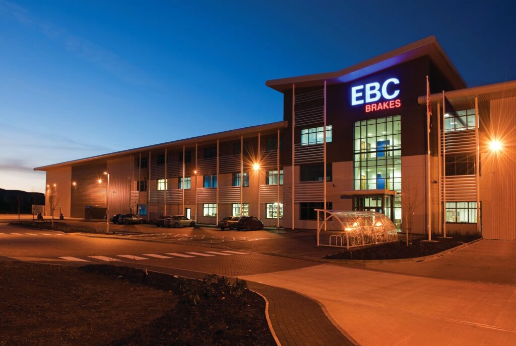 EBC hovedkontor i Northampton — Enghave Motor
