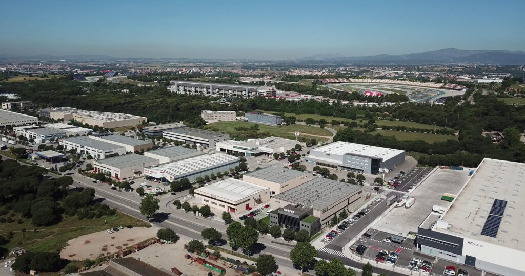 Galfer fabrik i Granollers set fra luften — Enghave Motor