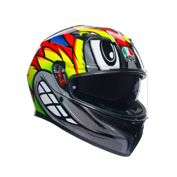 AGV K3 E2206 MPLK BIRDY 2.0 GREY/YELLOW/RED
