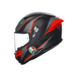 AGV K6 S E2206 SLASHCUT BLACK/GREY/RED