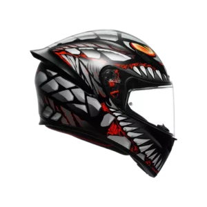 AGV K1 S E2206 Lyzard matt black/grey/red
