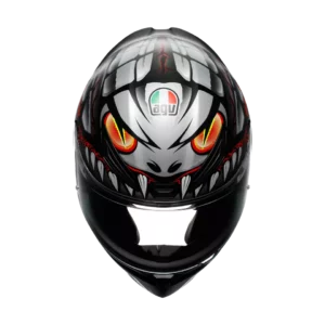 AGV K1 S E2206 Lyzard matt black/grey/red