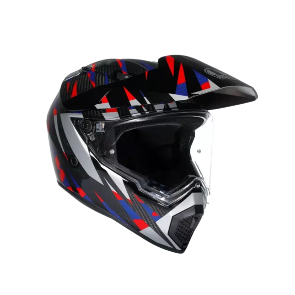 AGV AX9 Steppa Carbon/Rød/Blå