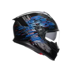 AGV K7 MPLK GENISYS MATT BLACK/BLUE/GREY