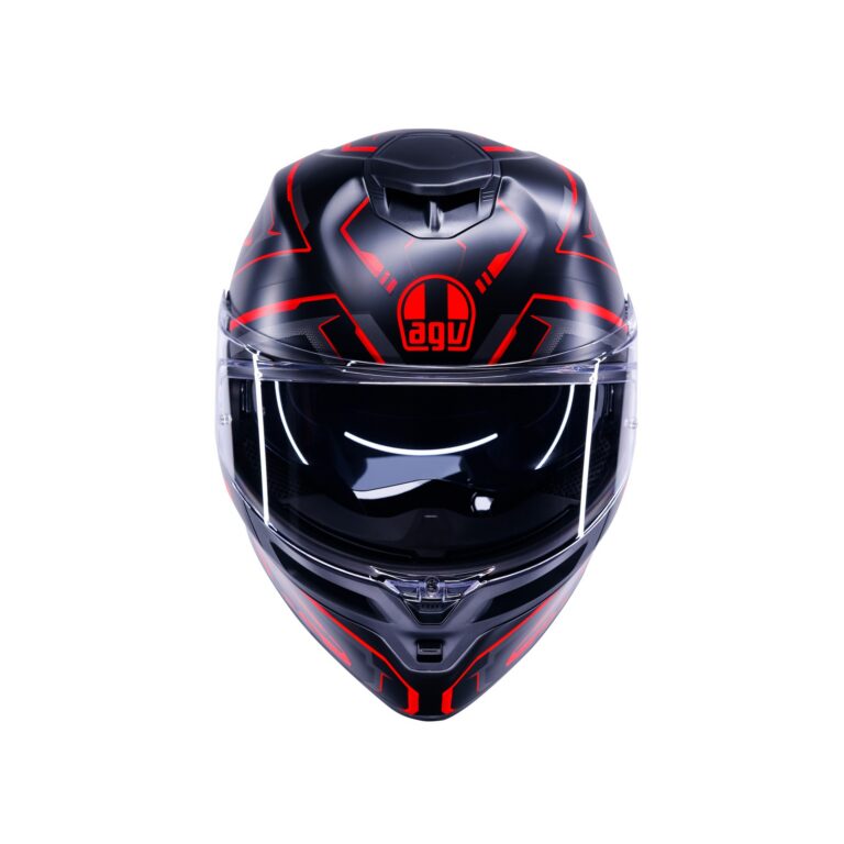 AGV K5 Astralix Mat Sort/Rød