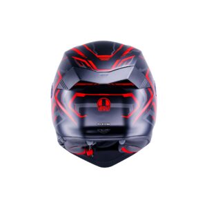 AGV K5 Astralix Mat Sort/Rød