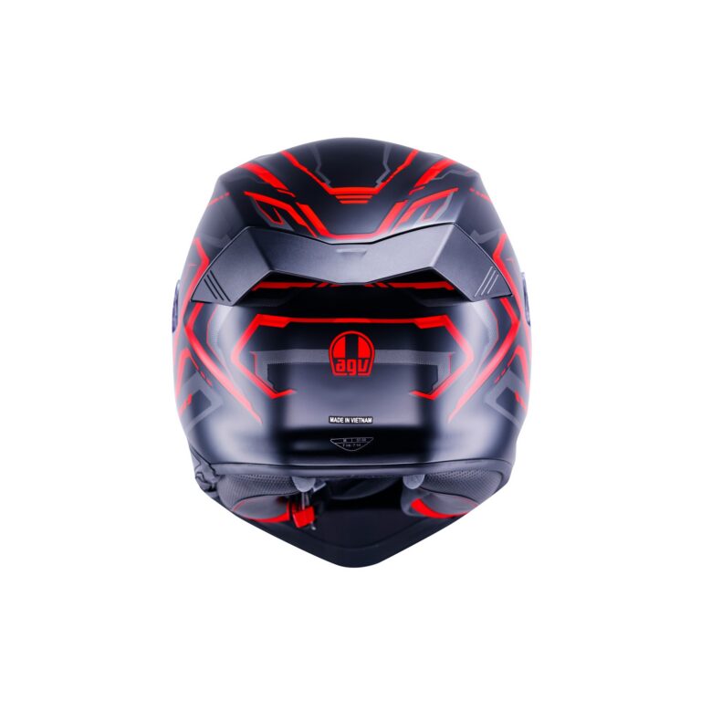AGV K5 Astralix Mat Sort/Rød