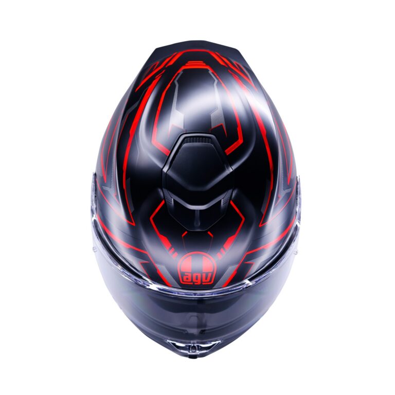 AGV K5 Astralix Mat Sort/Rød