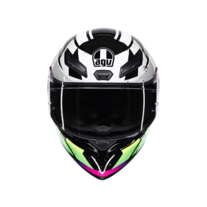 AGV K1 S Punkpulse Sort/Lilla/Lime