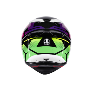 AGV K1 S Punkpulse Sort/Lilla/Lime