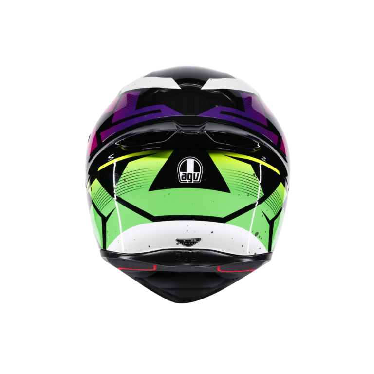 AGV K1 S Punkpulse Sort/Lilla/Lime