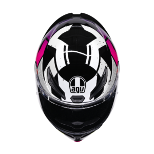 AGV K1 S Punkpulse Sort/Lilla/Lime
