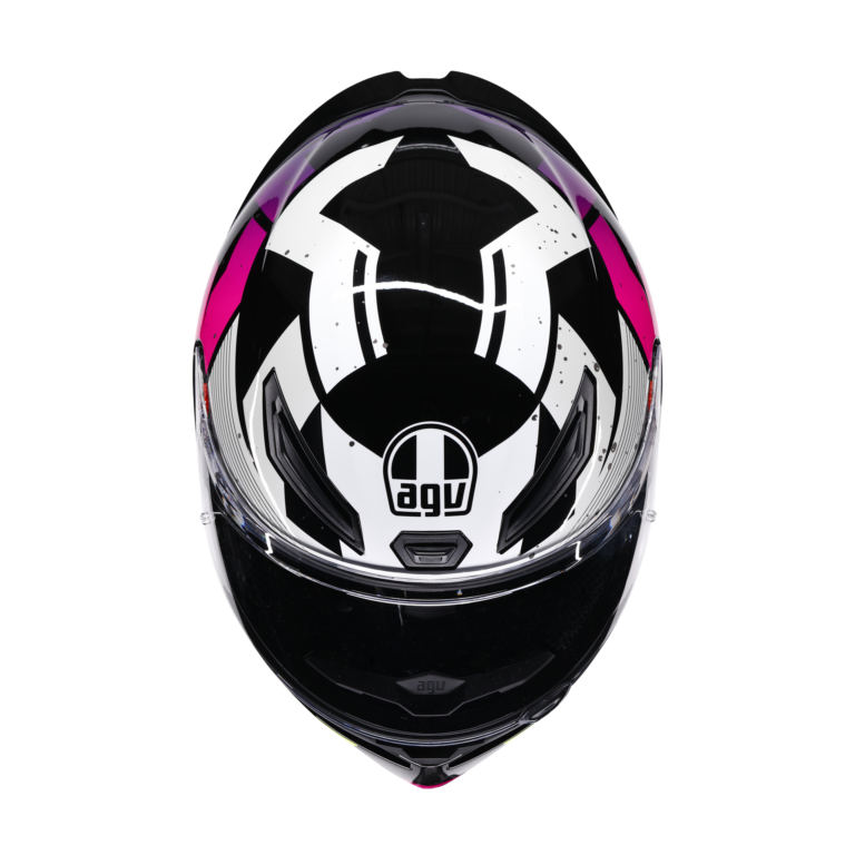 AGV K1 S Punkpulse Sort/Lilla/Lime