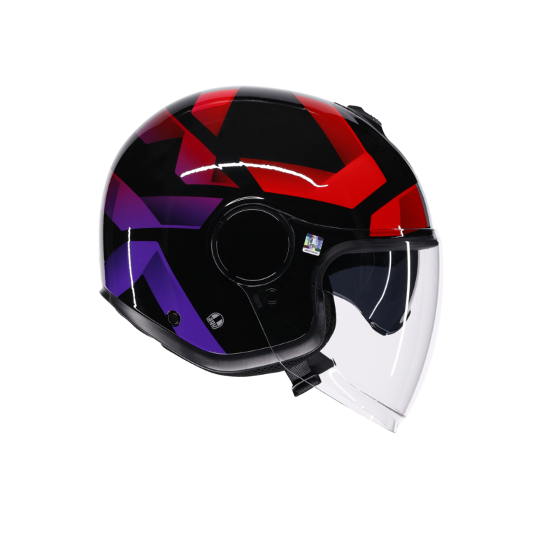 AGV Eteres Camogli Sort/Rød/Lilla