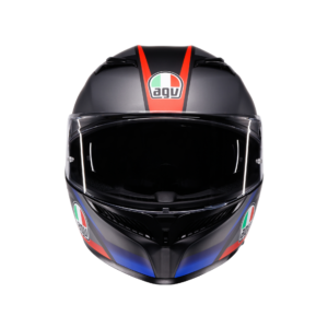 AGV K3 Striga Mat Sort/Blå/Rød