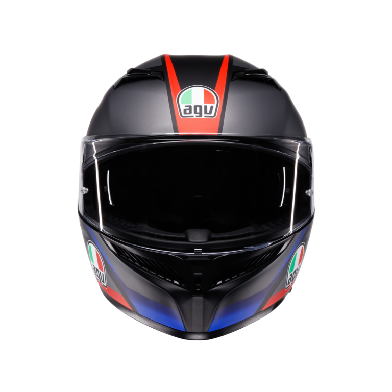 AGV K3 Striga Mat Sort/Blå/Rød