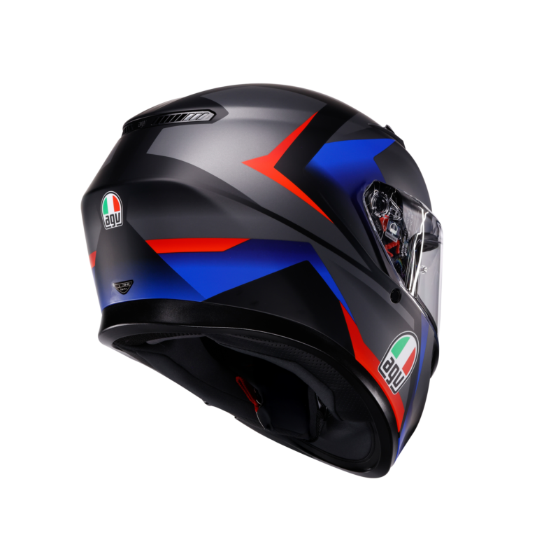 AGV K3 Striga Mat Sort/Blå/Rød