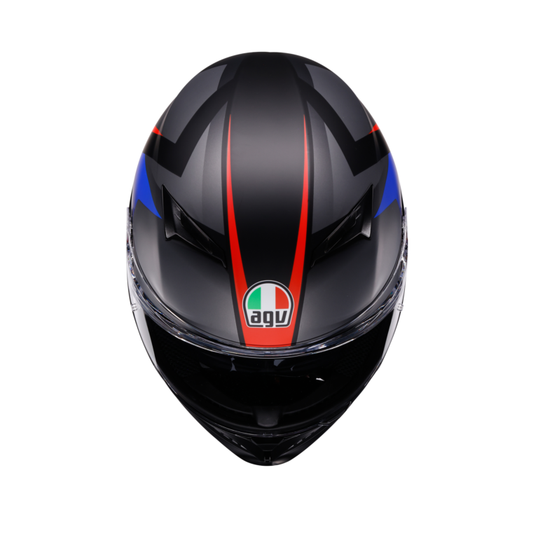 AGV K3 Striga Mat Sort/Blå/Rød