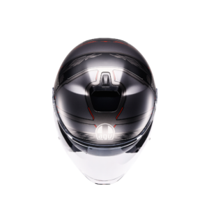 AGV Irides Zagabria Mat Gunmetal/Rød