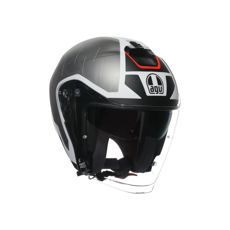 AGV Irides Trieste Mat Sort/Hvid/Rød