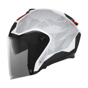 AGV Irides Trieste Mat Sort/Hvid/Rød