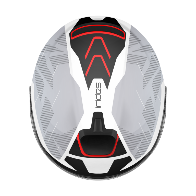 AGV Irides Trieste Mat Sort/Hvid/Rød