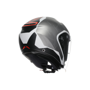 AGV Irides Trieste Mat Sort/Hvid/Rød