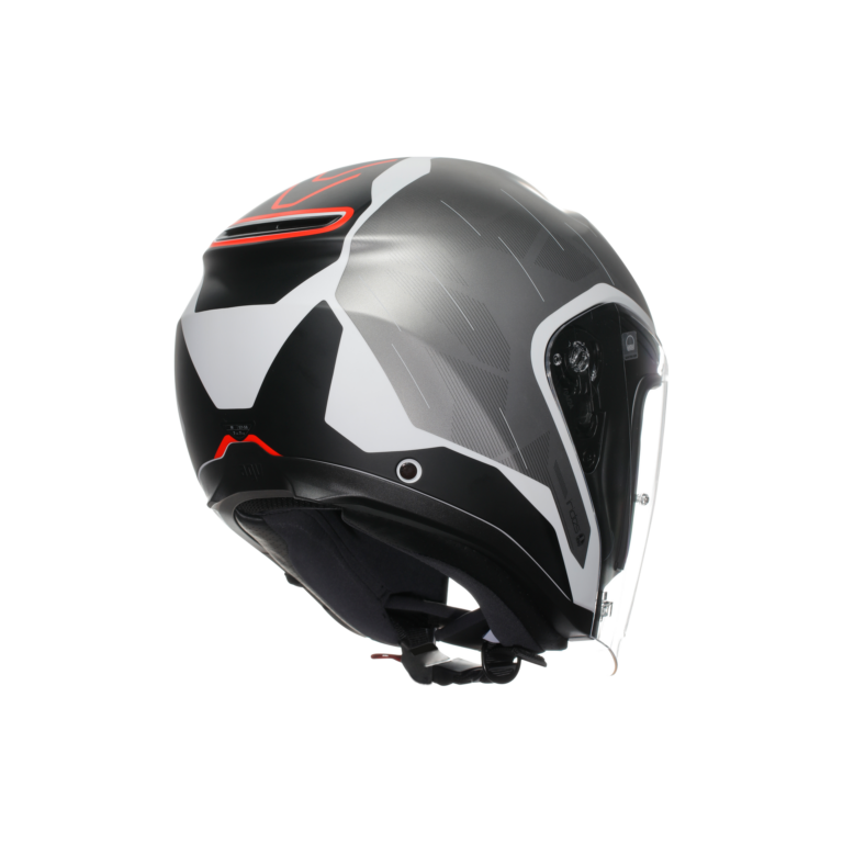 AGV Irides Trieste Mat Sort/Hvid/Rød
