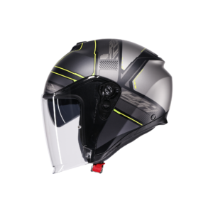 AGV Irides Zagabria Mat Grå/Gul Fluo