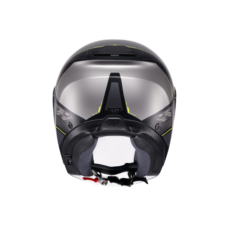 AGV Irides Zagabria Mat Grå/Gul Fluo