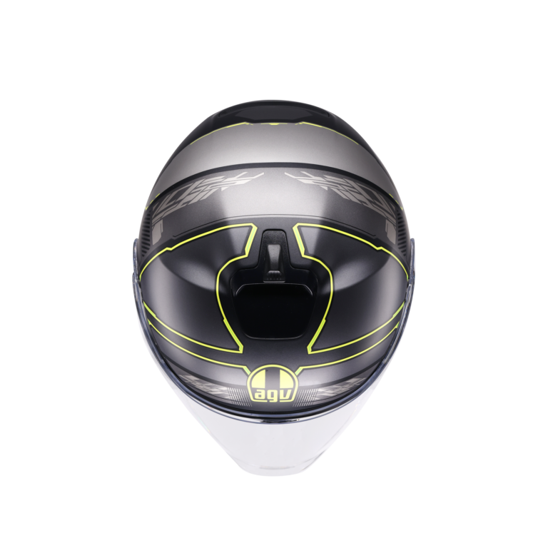 AGV Irides Zagabria Mat Grå/Gul Fluo