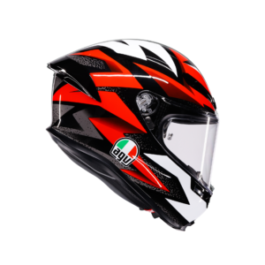 AGV K6 S Braven Sort/Rød/Hvid