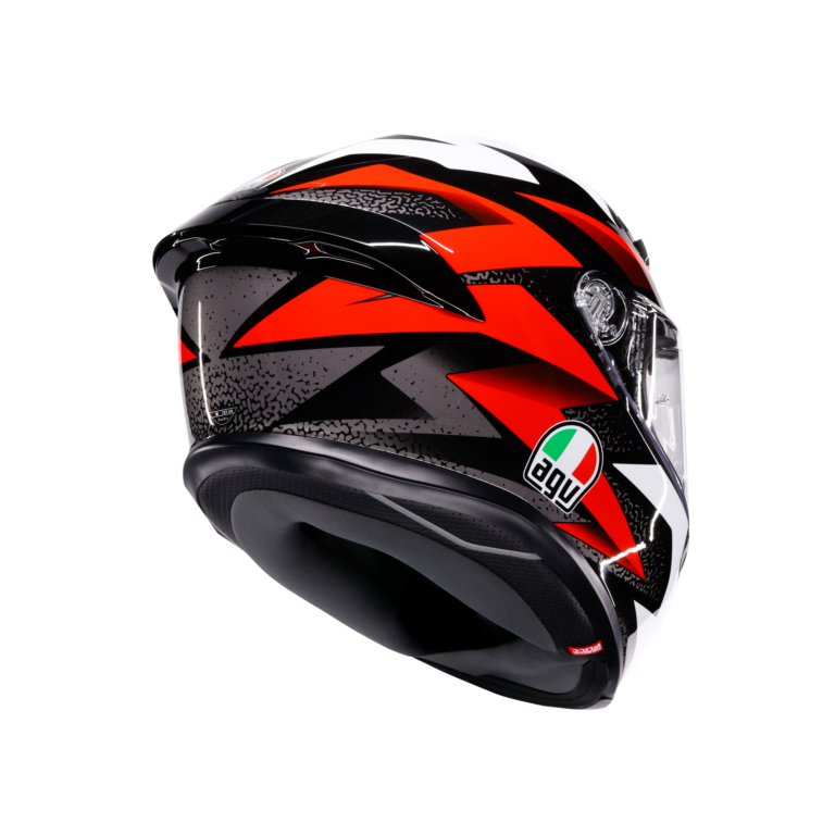 AGV K6 S Braven Sort/Rød/Hvid