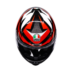 AGV K6 S Braven Sort/Rød/Hvid