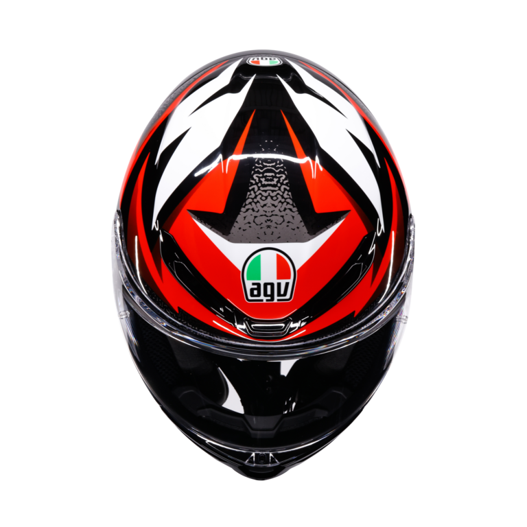AGV K6 S Braven Sort/Rød/Hvid
