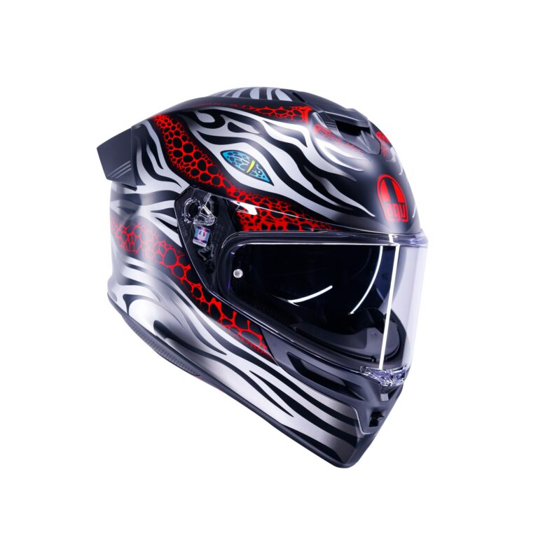 AGV K5 Viverna Mat Sort/Grå/Rød