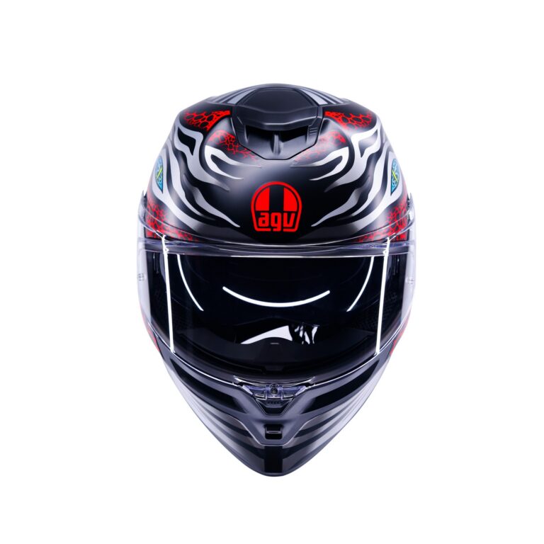 AGV K5 Viverna Mat Sort/Grå/Rød