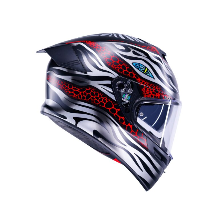 AGV K5 Viverna Mat Sort/Grå/Rød