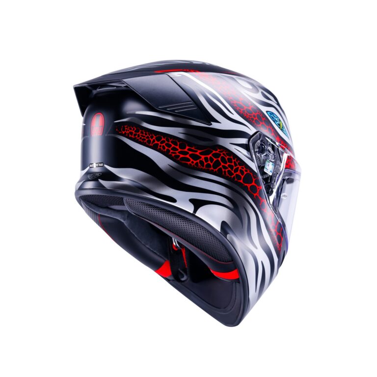 AGV K5 Viverna Mat Sort/Grå/Rød