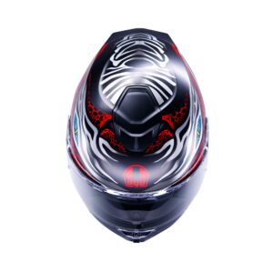 AGV K5 Viverna Mat Sort/Grå/Rød