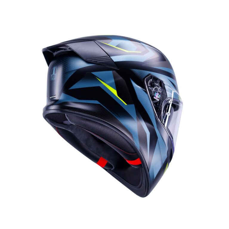 AGV K5 Munor Mat Sort/Gul Fluo