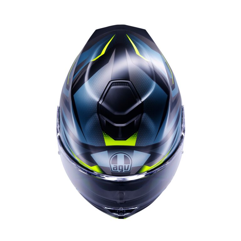 AGV K5 Munor Mat Sort/Gul Fluo