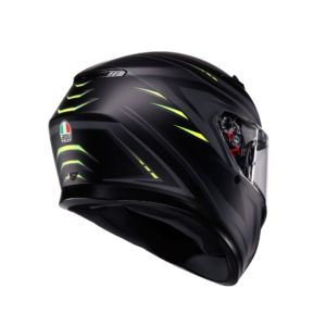 AGV K3 Syth Mat Sort/Gul Fluo