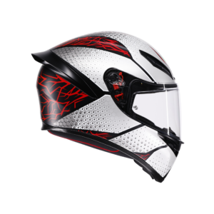 AGV K1 S Speedarmor Mat Sort/Grå/Rød