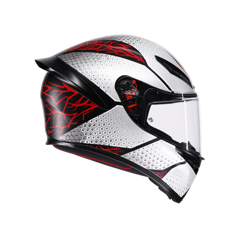 AGV K1 S Speedarmor Mat Sort/Grå/Rød