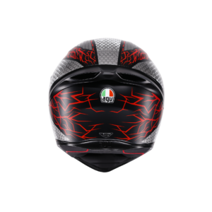 AGV K1 S Speedarmor Mat Sort/Grå/Rød