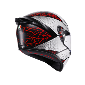 AGV K1 S Speedarmor Mat Sort/Grå/Rød
