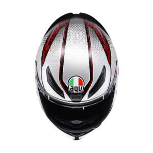 AGV K1 S Speedarmor Mat Sort/Grå/Rød